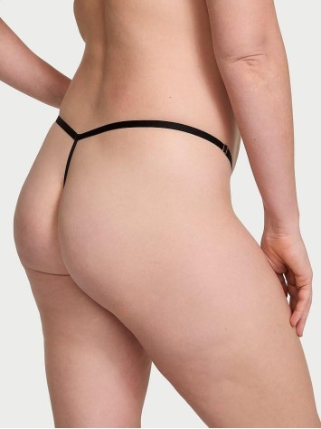 Трусики Mesh V-string Panty Strawberry Black