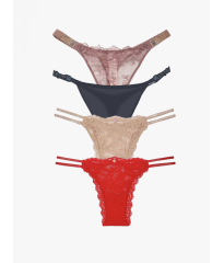 Набір трусиків Shine Strap Thong Brazilian Set