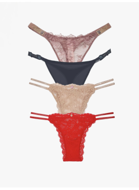 Набір трусиків Shine Strap Thong Brazilian Set