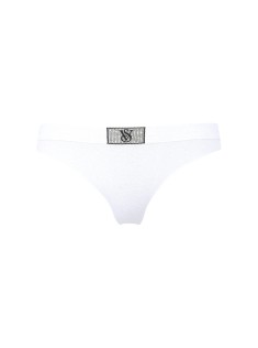 Трусики Logo Cotton Shine Patch Thong White