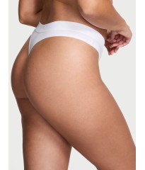 Трусики Logo Cotton Shine Patch Thong White