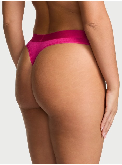 Трусики Cotton Shine Patch Thong Pop Pink