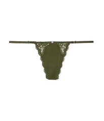 Трусики Lace Trim String Knickers Green