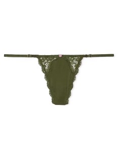 Трусики Lace Trim String Knickers Green