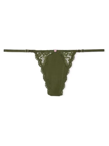 Трусики Lace Trim String Knickers Green