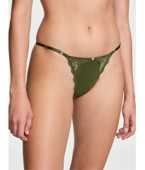 Трусики Lace Trim String Knickers Green