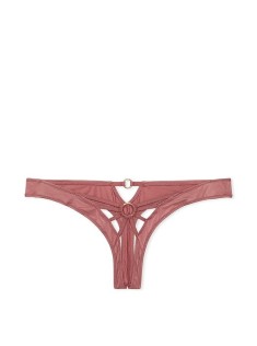 Трусики Strappy Crotchless Thong Knickers Rose