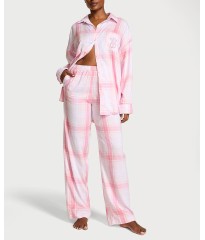 Піжама Modal-Cotton Long PJ Set Pink Plaid