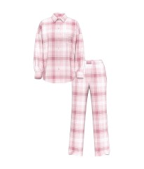 Піжама Modal-Cotton Long PJ Set Pink Plaid