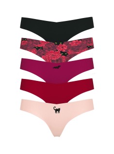 Набір трусиків 5-Pack No-Show Thong Panties Multi color
