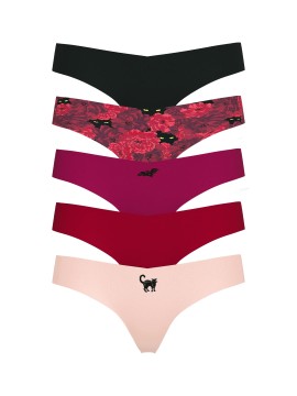 Набір трусиків 5-Pack No-Show Thong Panties Multi color
