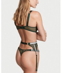 Пояс VERY SEXY Shine Strap Garter Belt Green Lace