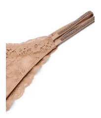 Трусики Dream Angels Twinkle Strap Lace Brazilian Panty Praline