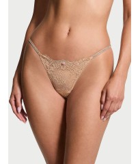 Трусики Dream Angels Twinkle Strap Lace V-String Panty Praline