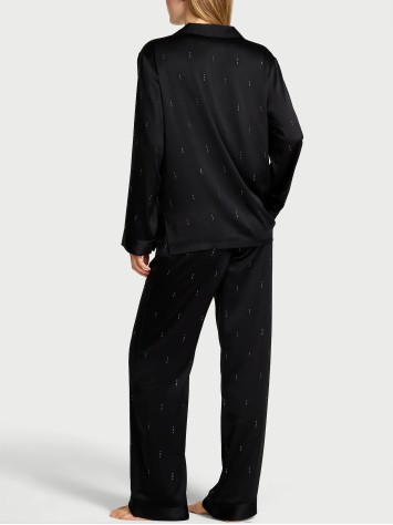 Пижама Black Signature Satin Shine Long Pajama Set