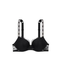 Бюст Lightly Lined shine strap black lace bra