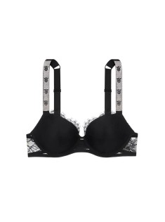 Бюст Lightly Lined shine strap black lace bra