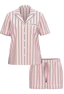 Пижама Modal Short Pajama Set Blossom Stripes
