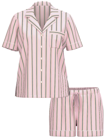 Піжама Modal Short Pajama Set Blossom Stripes