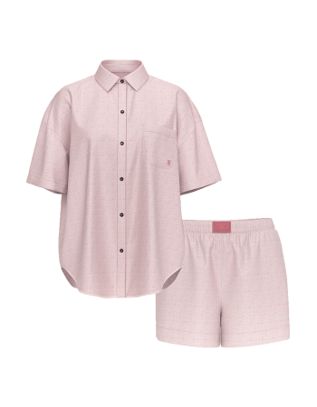 Пижама Modal-Cotton Short Pajama Set Rose