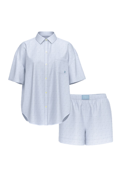 Пижама Modal-Cotton Short Pajama Set Jupiter Herringbone