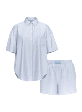 Піжама Modal-Cotton Short Pajama Set Jupiter Herringbone