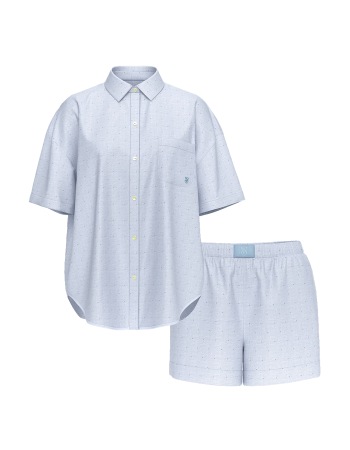 Пижама Modal-Cotton Short Pajama Set Jupiter Herringbone