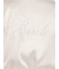 Халат Satin Long Robe Coconut White