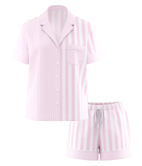 Піжама Heritage Cotton Short Pajama Set Stripe Print