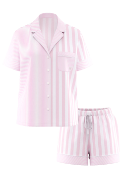 Піжама Heritage Cotton Short Pajama Set Stripe Print