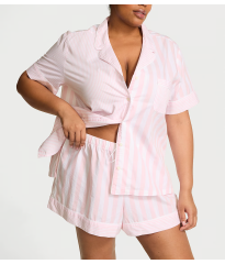 Піжама Heritage Cotton Short Pajama Set Stripe Print