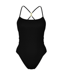 Купальник Archives Sexy Straps Scoop One-Piece Swimsuit Black