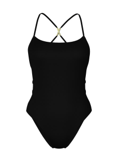Купальник Archives Sexy Straps Scoop One-Piece Swimsuit Black