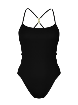 Купальник Archives Sexy Straps Scoop One-Piece Swimsuit Black