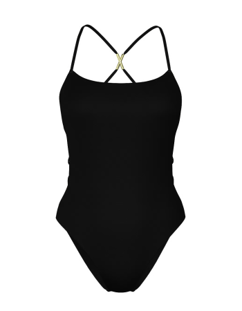 Купальник Archives Sexy Straps Scoop One-Piece Swimsuit Black