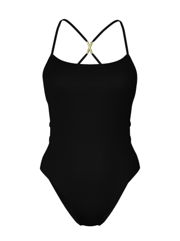 Купальник Archives Sexy Straps Scoop One-Piece Swimsuit Black