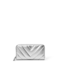 Гаманець Large Wallet with Zip Silver