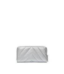 Гаманець Large Wallet with Zip Silver