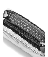 Гаманець Large Wallet with Zip Silver