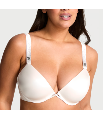 Комплект білизни Scattered Shine Strap Lightly Lined Low-Cut Demi Bra Set Coconut White