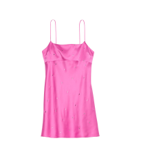 Пеньюар Glazed Satin Dew Drop Heart Slip Dress Peony