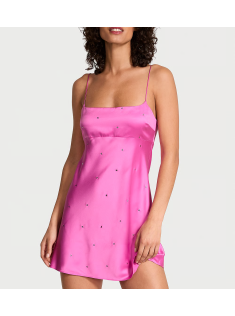 Пеньюар Glazed Satin Dew Drop Heart Slip Dress Peony