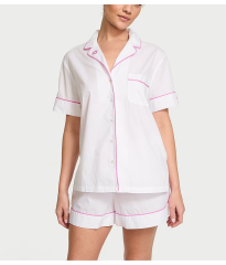 Піжама Cotton Short Pajama Set White Піжама Cotton Short Pajama Set White