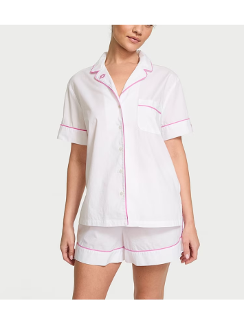 Пижама Cotton Short Pajama Set White