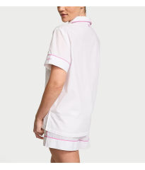 Піжама Cotton Short Pajama Set White Піжама Cotton Short Pajama Set White