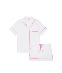Піжама Cotton Short Pajama Set White Піжама Cotton Short Pajama Set White