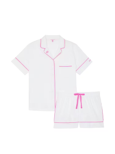 Піжама Cotton Short Pajama Set White