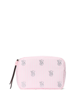 Косметичка Victoria's Secret Shine Logo Travel Makeup Bag