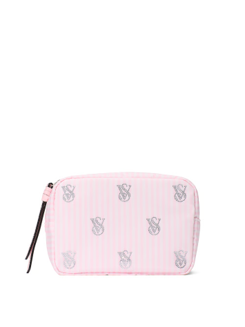 Косметичка Victoria's Secret Shine Logo Travel Makeup Bag