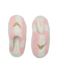 Домашні капці Luxe Plush Closed-Toe Slippers Heritage Stripe